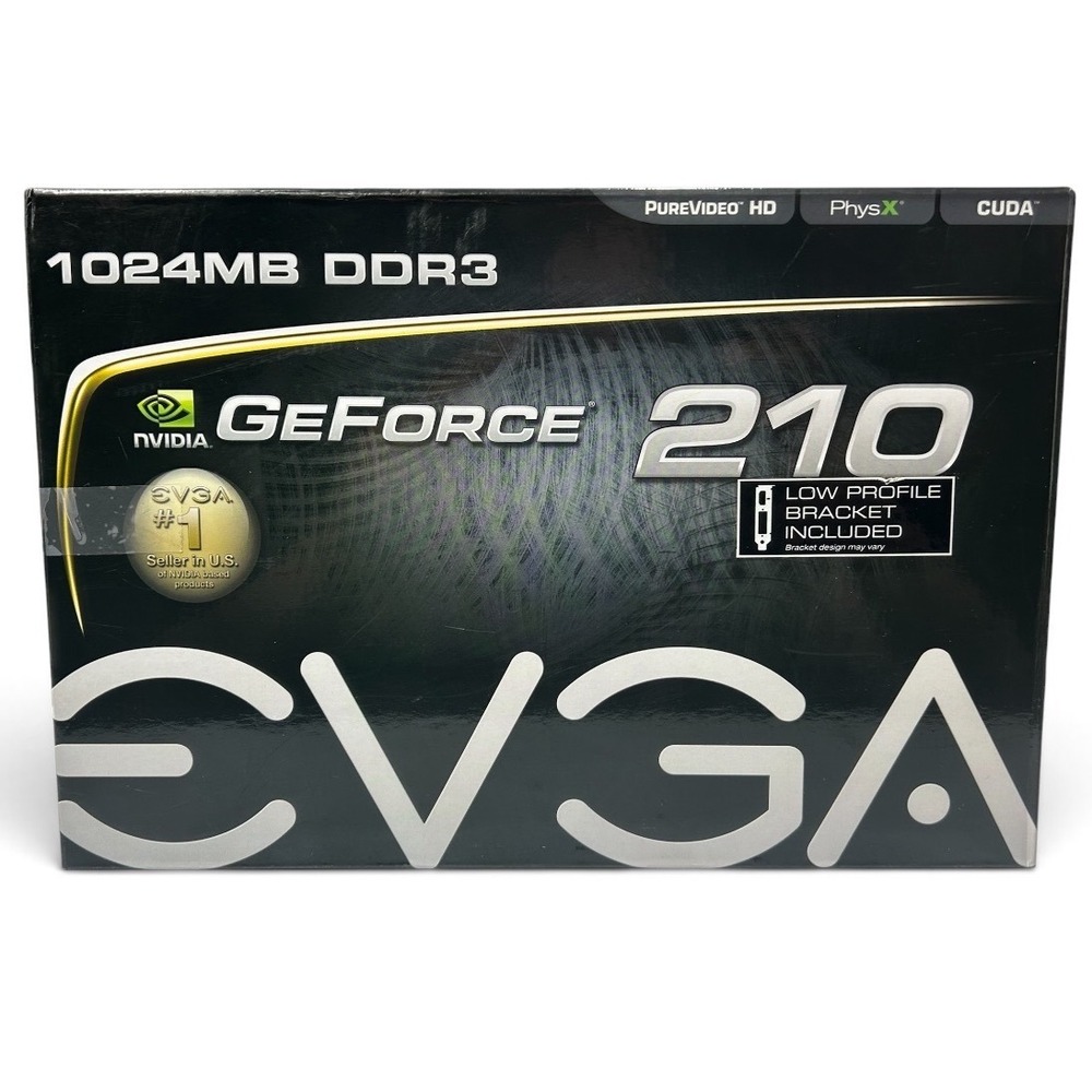 EVGA GeForce 210 1024MB DDR3 PCI-E 2.0 Graphics Card 01G-P3-1313-KR Low Profile